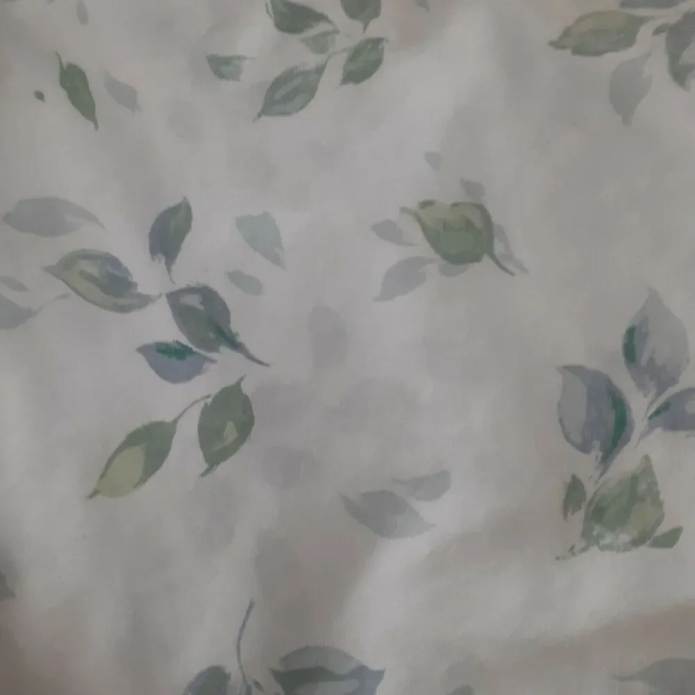 Floral /Botanical Print Queen/Full flat sheet & 2 Pillow cases Cottage flaw